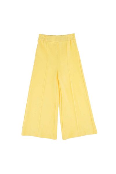 best kids Girl's Yellow Wide Leg Trousers