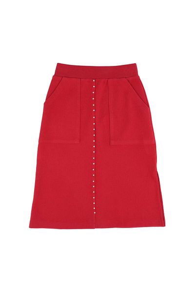 best kids Girl's Red Slit Skirt