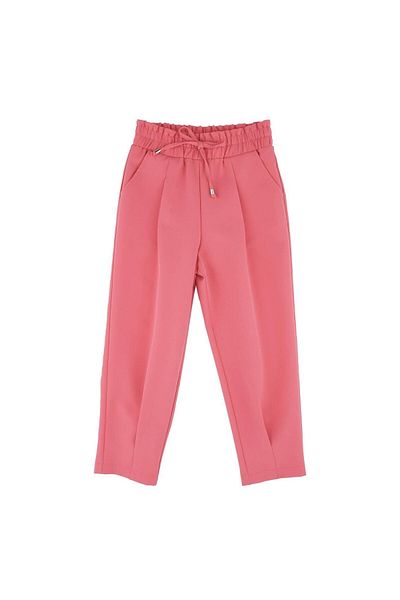 best kids Girl's Pink Elastic Waist Trousers