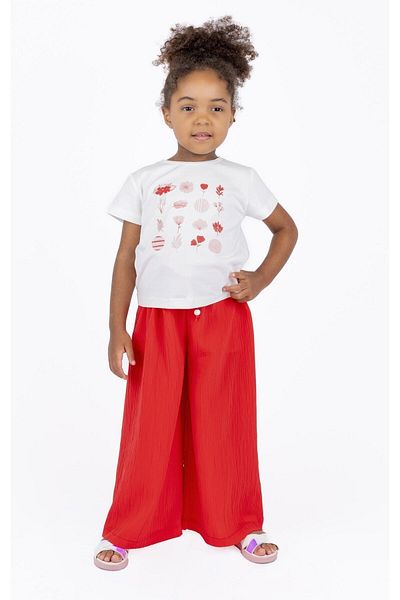 best kids Girl's Ecru Printed Blouse