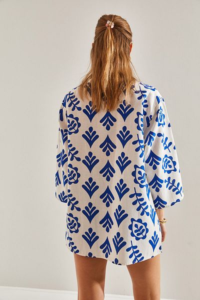 Bianco Lucci Dámské vzorované kimono