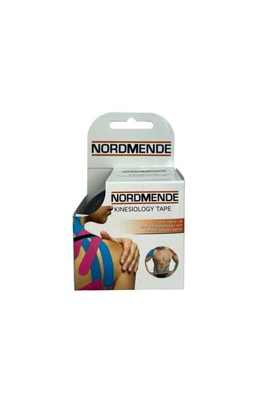 Nordmende شريط الألم من كينيسيولوجي، شريط رياضي باللون الأسود