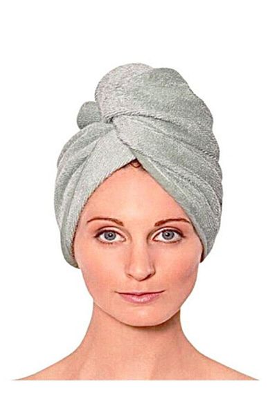 PIRILTI COLLECTION Set of 2 Bonnet Head Towels - Microcoton Fabric