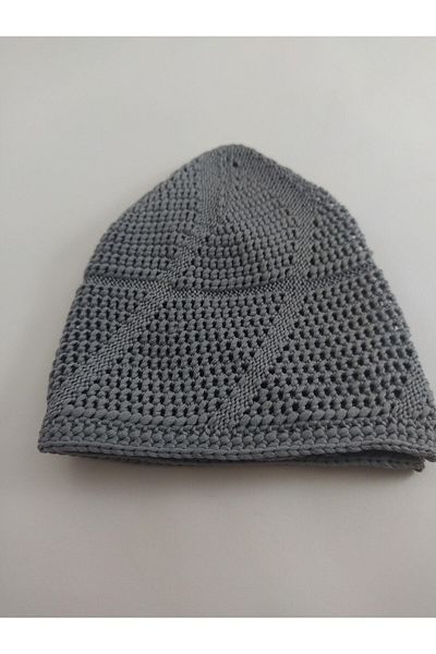 kadir gümüş mekke medine pazarı Hand Knitted Soft Skullcap