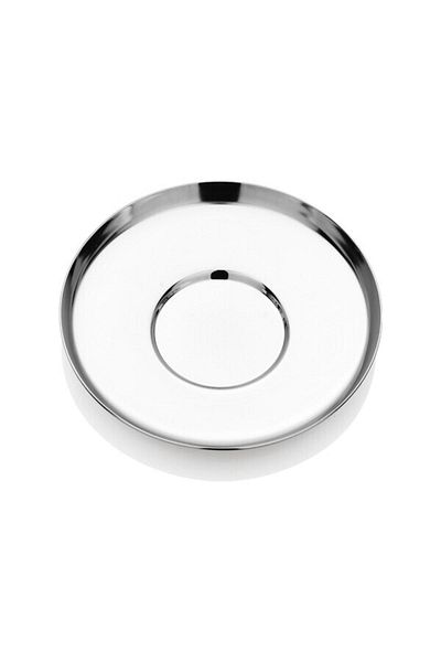 Paşabahçe 6 Pieces 18/10 Steel Silver Tea Plate 11cm
