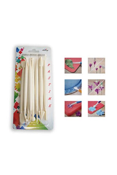 AGN STORE Cake Sugar Dough Shaper Bone Marzipan Shaping Set Thick 8 Pieces