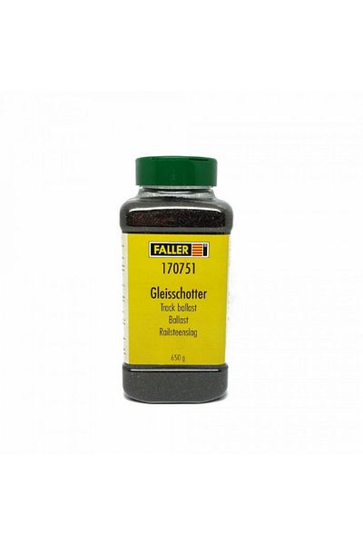 Faller Rail Ballast for Model Train Dioramas ( Scatter material, track ballast, stone gray,) 650 g