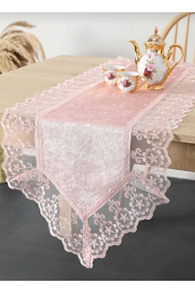 bursa çeyiz GÜPÜRLÜ KADİFE RUNNER