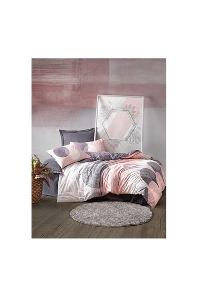 ŞENER HOME Комплект завивки Leron Gray Single - Cottonbox Mode Line