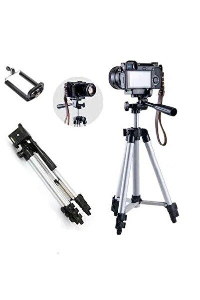 Asfal 102 Cm Fotoğraf Ve Video Çekimi Tripodu Kamera Ve Telefon Uyumlu Telefo...