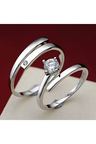 LadyBug Store Modern Tasarım Bakır Çift Sevgili Yüzüğü