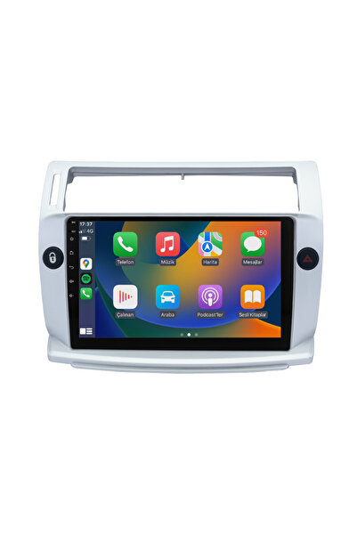 EXVOL CİTROEN C4 ANDROİD MULTİMEDYA CARPLAY 9 İNC HD IPS EKRAN 4GB RAM /64GB KAMERA HEDİYELİ