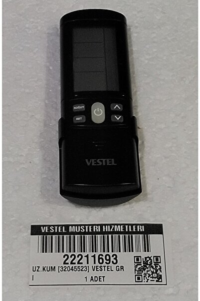 Vestel SİYAH KLİMA KUMANDASI