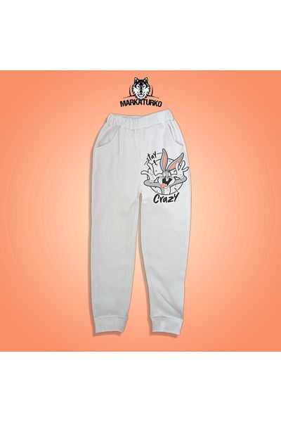 MarkaTurko Stay Crazy Printed Unisex Παιδική φόρμα από βαμβακερή ειδική σχεδίαση 606-b87