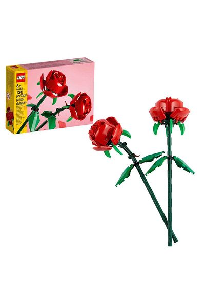 LEGO Iconic Rose 40460 - Decorative and Collectible Flower Making Set (120)