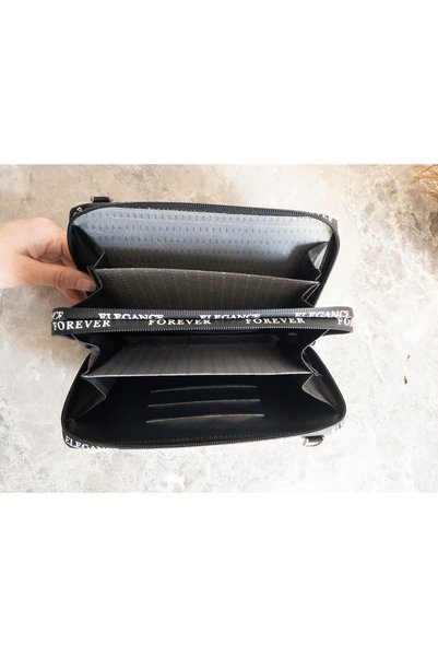 Parrio 3 Compartment Strap Wallet Bag