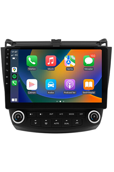 EXVOL Honda Accord Android Multimedya Carplay 9 Inc Hd Ips Ekran 2gb Ram /32gb Kamera Hediyeli