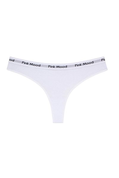 pink mood Elastic Waistband Cotton Thong 10' Lot