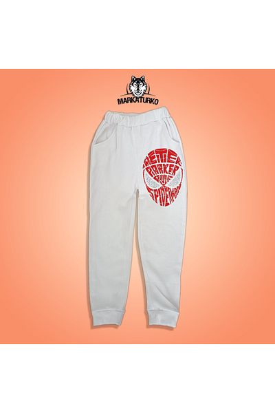 MarkaTurko Spider man printed unisex Παιδική φόρμα από βαμβακερή ειδική σχεδίαση 606-B6