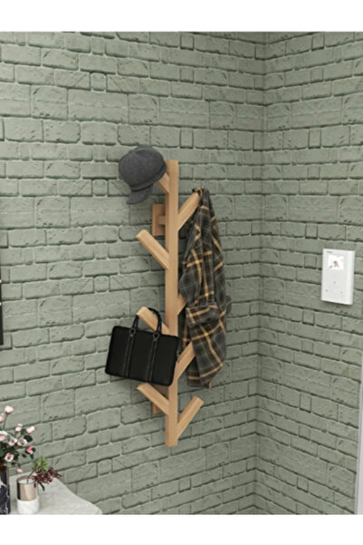 Tasarım eryatex Duvara Monte Ahşap Elbise Askısı Portmanto Askılık Dekoratif ...