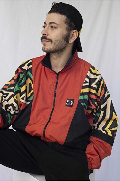 Vatkalimon Ανδρικό και γυναικείο μπουφάν Bomber με πολύχρωμο σχέδιο