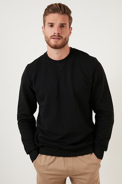 Buratti Ανδρικό φούτερ Basic Sweat 5905028 από 100% βαμβάκι Crew Neck