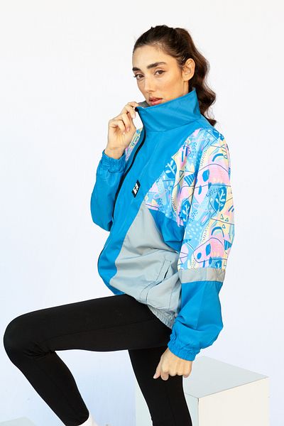 Vatkalimon Women's Men's Colorful Patterned Bomber Jacket