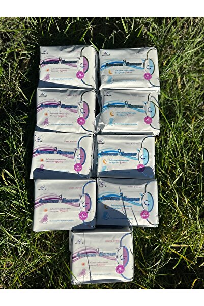 Tiens Airiz Hijyenik Kadın Pedi 5 Paket 10'lu Gündüz 4 Paket 8'li Gece