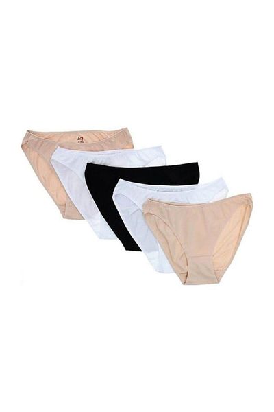 Dagi Gemischte 5-teilige klassische Slip-Höschen für Damen