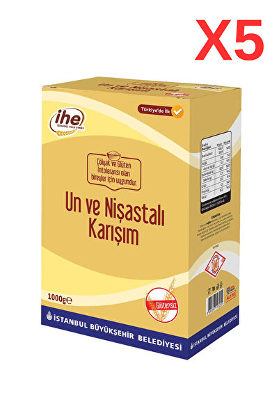 İhe Istanbul Halk Ekmek Ihe Un Ve Nişastalı Karışım (5X1000GR)