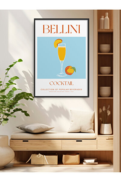 HOMEPACK Single Framed Cocktail Series Painting Modern Poster Painting Tk/412