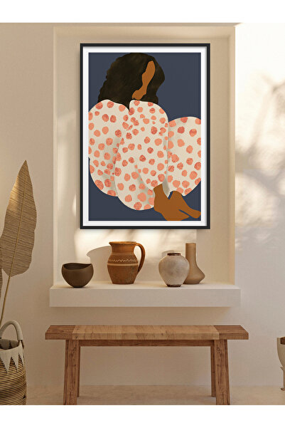HOMEPACK Pictură de femeie cu un singur cadru Pictură poster modernă TK/404
