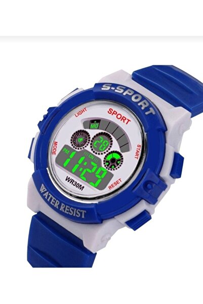 ZAVİRA Dijital Çocuk Kol Saati Renkli Işıklı Spor Unisex