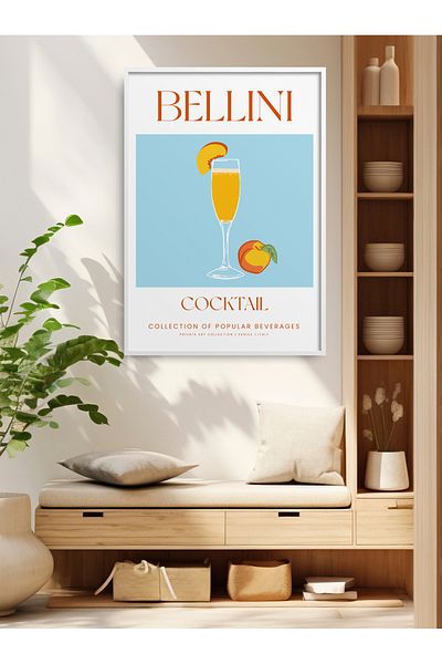 HOMEPACK Pictură din seria Cocktail cu un singur cadru Pictură poster modernă TK/412