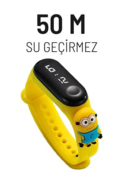 ZAVİRA Çocuk Kol Saati Led Dokunmatik Su Geçirmez Minyon