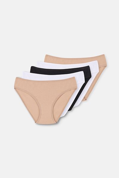 Dagi Gemischte 5-teilige klassische Slip-Höschen für Damen
