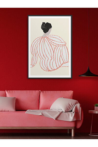 HOMEPACK Pictură de femeie cu un singur cadru Pictură poster modernă TK/406