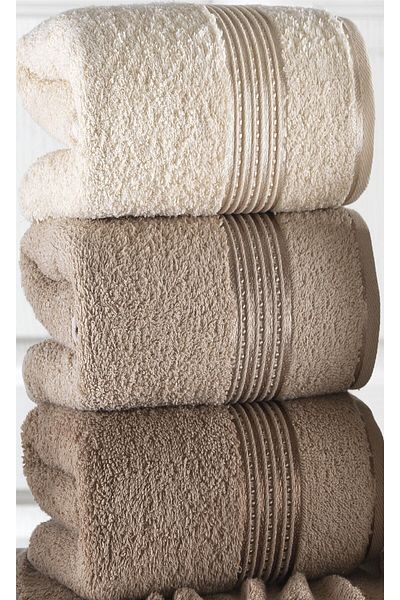 BİNNUR HOME Alia Soft 50x90 Cm Set of 3 Hand and Face Towels