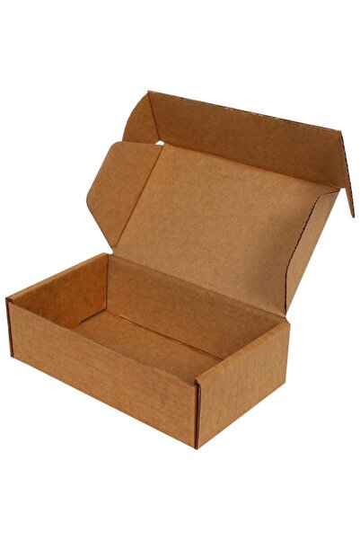 15x13x5cm Box - Lock Box - 0,5 Desi Box - Kraft - 50 pcs