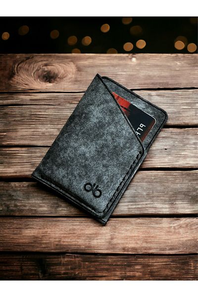 Safir Leather Italian Minimal Leather Card Holder
