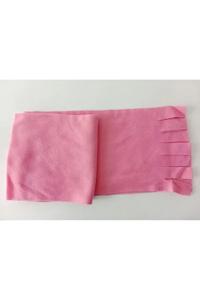 Mrey Girl's Winter Pink Fleece Scarf