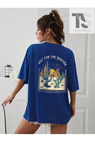 Tarzsokak Μπλουζάκι με γραφικό Cactus and Slogan