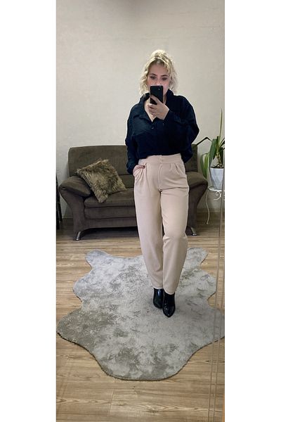 TUBA TOPTAŞ Crepe Carrown Pants
