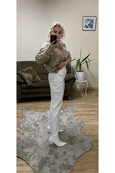 TUBA TOPTAŞ Crepe Carrown Pants