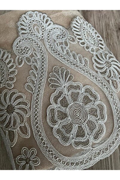 Çeyiz Bahçesi Олла оксамитовий рушник капучино