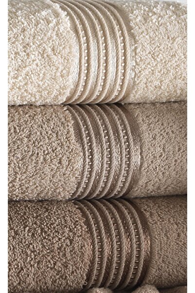 BİNNUR HOME Alia Soft 50x90 см, набір з 3 рушників для рук і обличчя