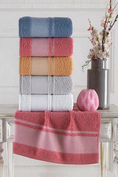 BİNNUR HOME Lana 50x85cm 5-pack Hand and Face Towels