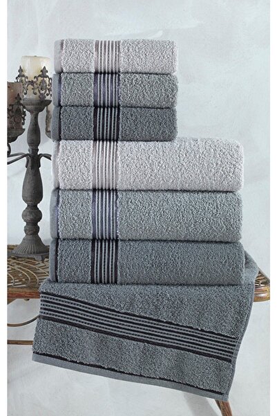 BİNNUR HOME Alia 6-Piece Bath Towel Set I Bath Set