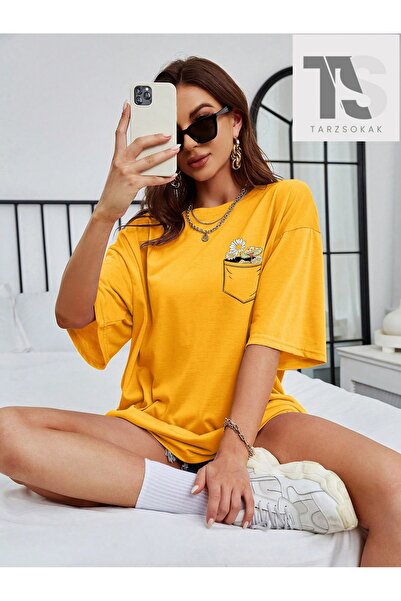 Tarzsokak Unity Cvetni dezen majica sa otvorenim ramenima