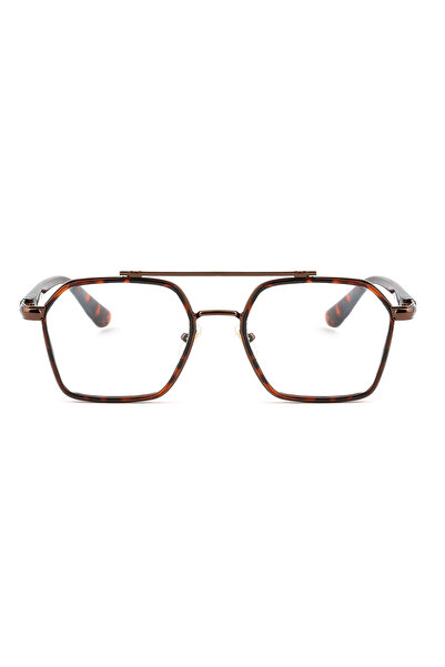 Angel Eyes Blue Light Protective Geometric Leopard Frame Unisex Glasses